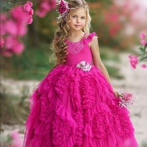 Hot Pink Dollcake Best Wishes Barbie Dress size 6